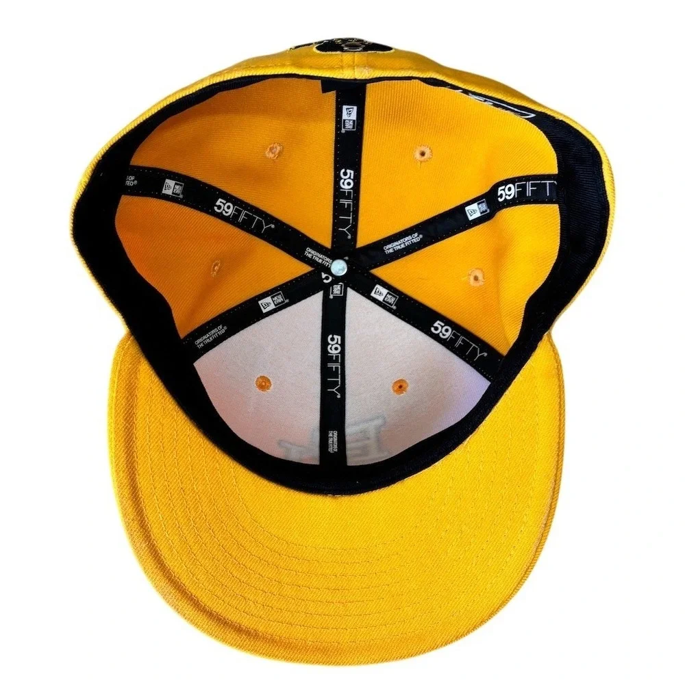 Baylor Bears New Era 59FIFTY‎ Fitted Cap Gold Size 7 3/4